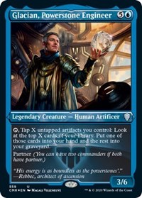 Glacian, Powerstone Engineer (Foil Etched) [Commander Legends] | Mega City Incorporated