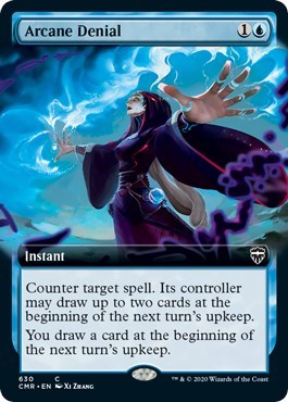 Arcane Denial (Extended Art) [Commander Legends] | Mega City Incorporated