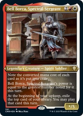 Bell Borca, Spectral Sergeant (Foil Etched) [Commander Legends] | Mega City Incorporated