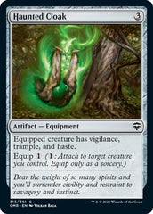 Haunted Cloak [Commander Legends] | Mega City Incorporated