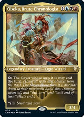 Obeka, Brute Chronologist (Foil Etched) [Commander Legends] | Mega City Incorporated