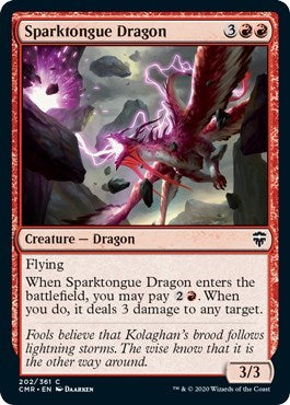 Sparktongue Dragon [Commander Legends] | Mega City Incorporated