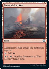 Memorial to War [Commander Legends] | Mega City Incorporated