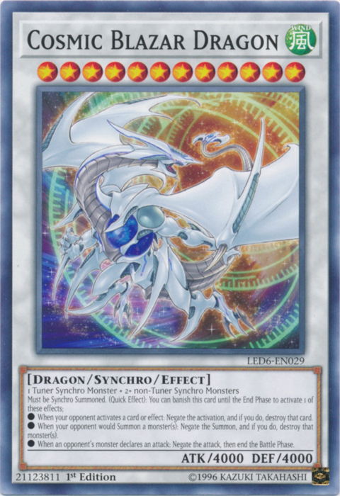 Cosmic Blazar Dragon [LED6-EN029] Common | Mega City Incorporated