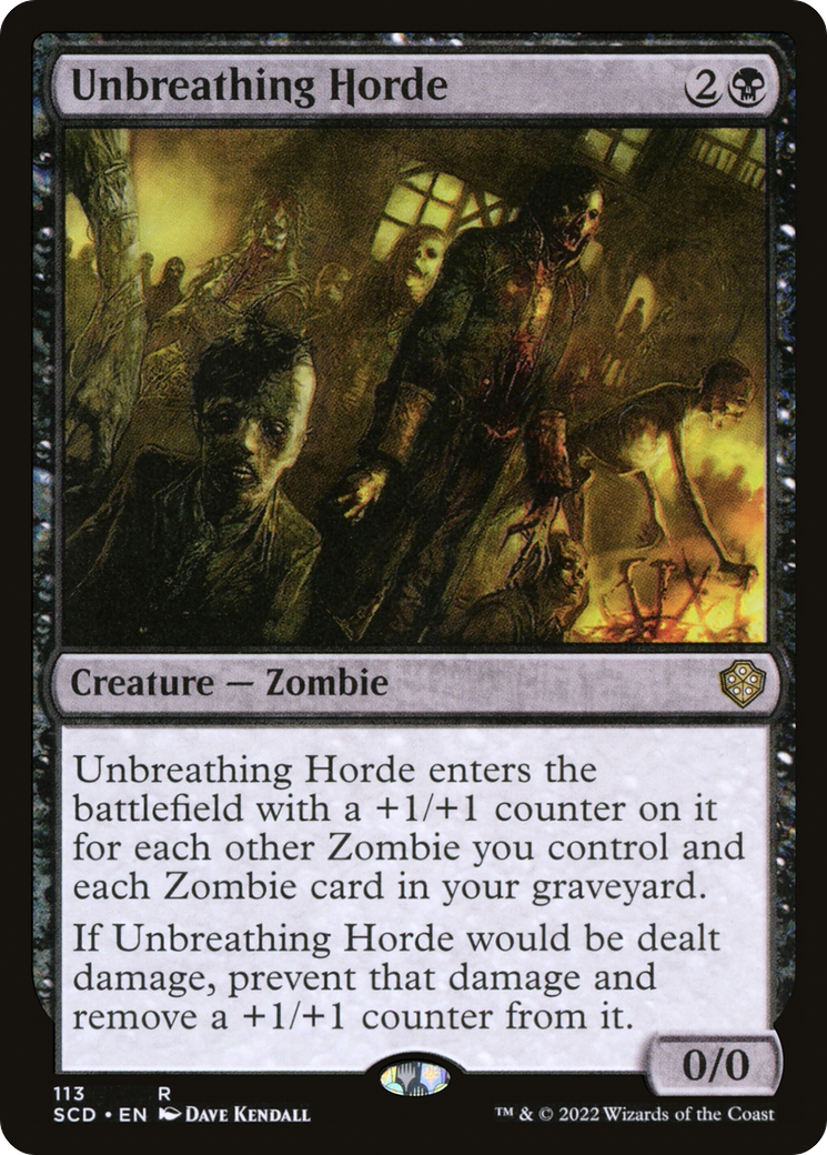 Unbreathing Horde [Starter Commander Decks] | Mega City Incorporated
