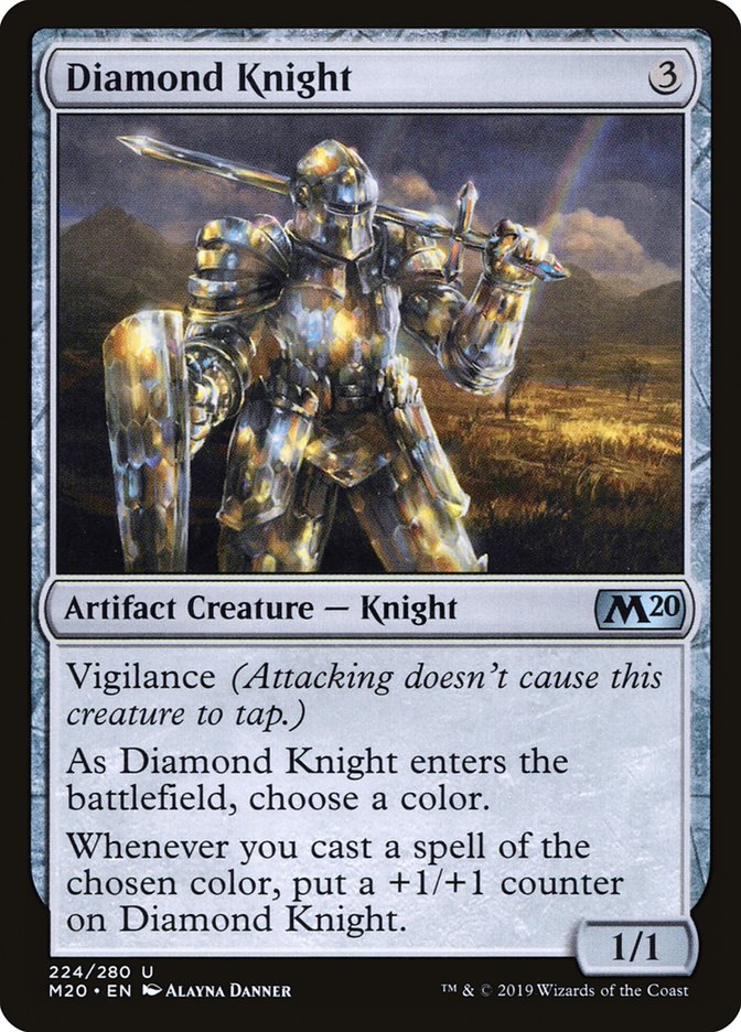 Diamond Knight [Core Set 2020] | Mega City Incorporated