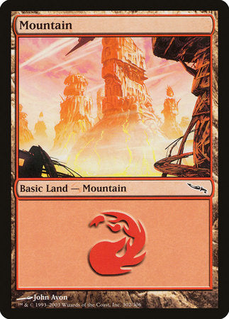 Mountain (302) [Mirrodin] | Mega City Incorporated