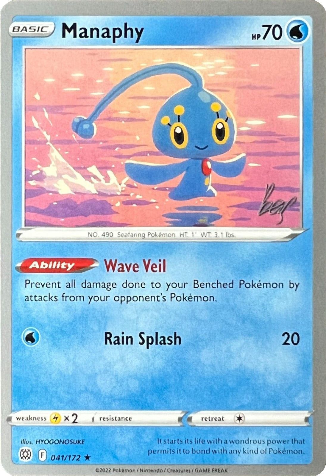 Manaphy (041/172) (Cheryl Again - Sebastian Lashmet) [World Championships 2022] | Mega City Incorporated