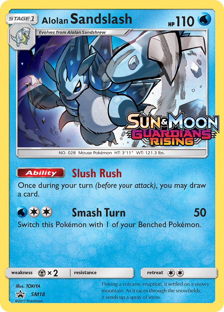 Alolan Sandslash (SM18) (Prerelease Promo) [Sun & Moon: Black Star Promos] | Mega City Incorporated