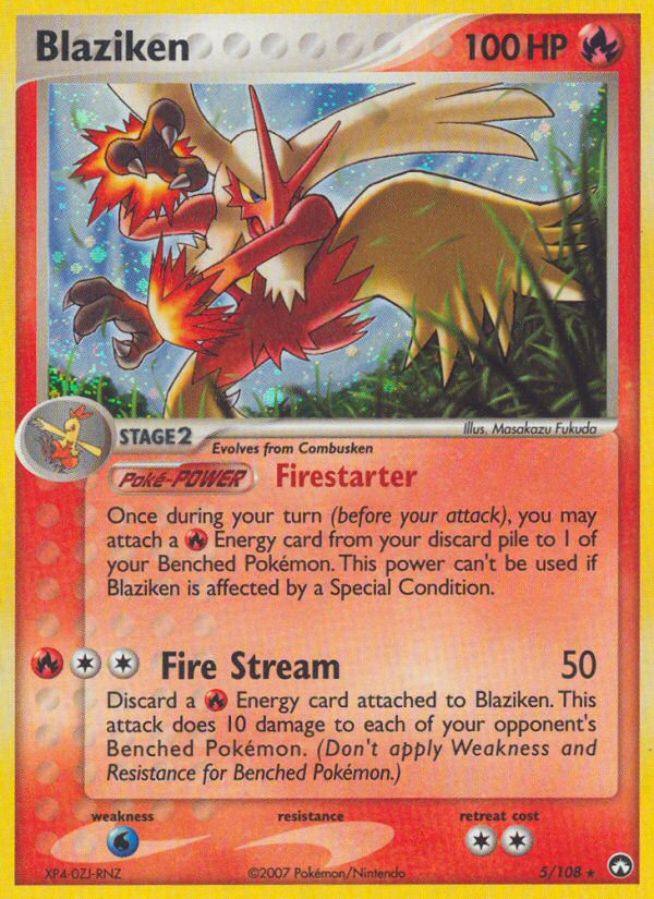 Blaziken (5/108) [EX: Power Keepers] | Mega City Incorporated