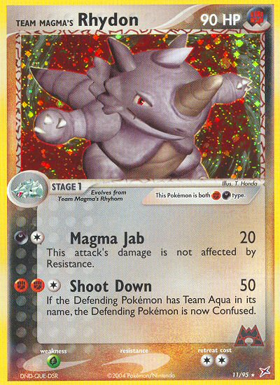 Team Magma's Rhydon (11/95) [EX: Team Magma vs Team Aqua] | Mega City Incorporated