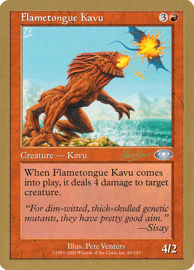 Flametongue Kavu (Sim Han How) [World Championship Decks 2002] | Mega City Incorporated