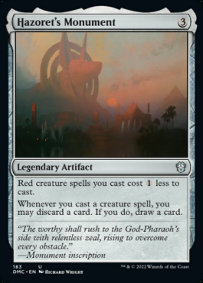 Hazoret's Monument [Dominaria United Commander] | Mega City Incorporated