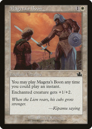 Mageta's Boon [Prophecy] | Mega City Incorporated