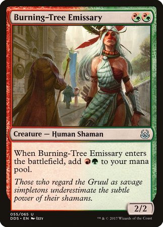 Burning-Tree Emissary [Duel Decks: Mind vs. Might] | Mega City Incorporated