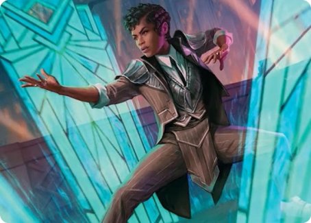Dapper Shieldmate Art Card [Streets of New Capenna Art Series] | Mega City Incorporated