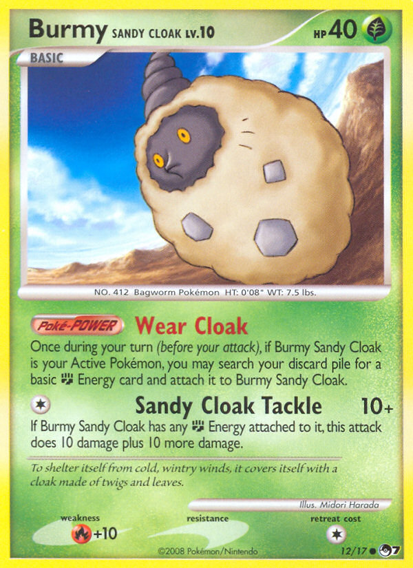 Burmy Sandy Cloak (12/17) [POP Series 7] | Mega City Incorporated