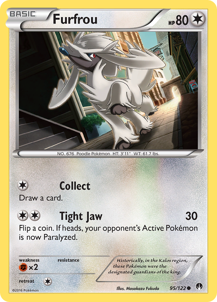 Furfrou (95/122) [XY: BREAKpoint] | Mega City Incorporated