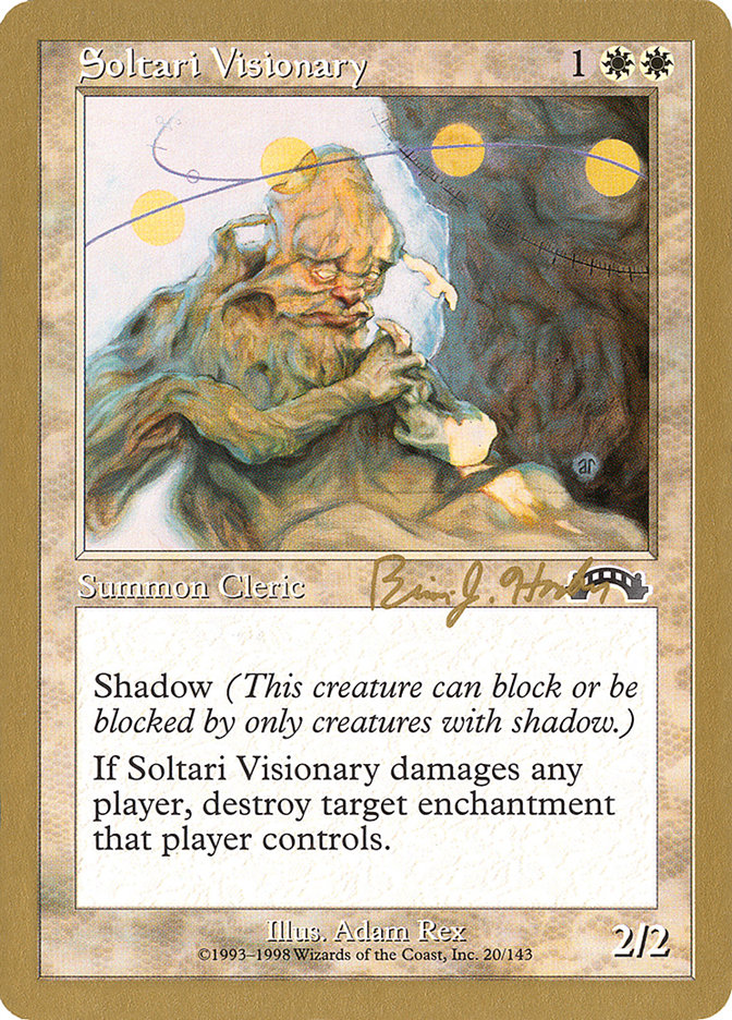 Soltari Visionary (Brian Hacker) [World Championship Decks 1998] | Mega City Incorporated