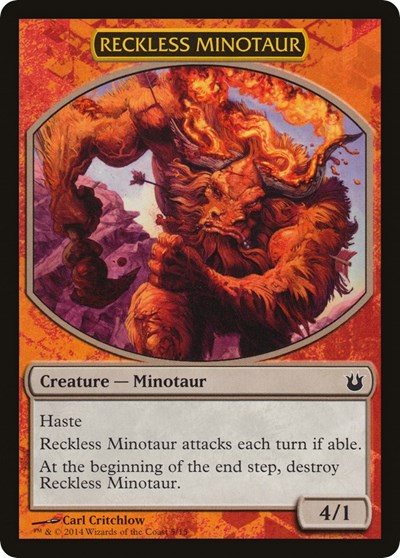 Reckless Minotaur [Hero's Path Promos] | Mega City Incorporated