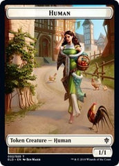 Human // Beast Double-sided Token (Challenger 2021) [Unique and Miscellaneous Promos] | Mega City Incorporated