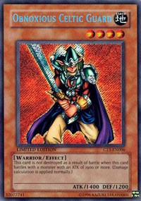 Obnoxious Celtic Guard [CT1-EN006] Secret Rare | Mega City Incorporated