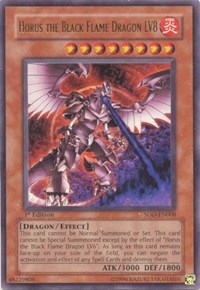 Horus the Black Flame Dragon LV8 [SOD-EN008] Ultra Rare | Mega City Incorporated