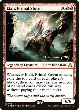 Etali, Primal Storm [Rivals of Ixalan Promos] | Mega City Incorporated