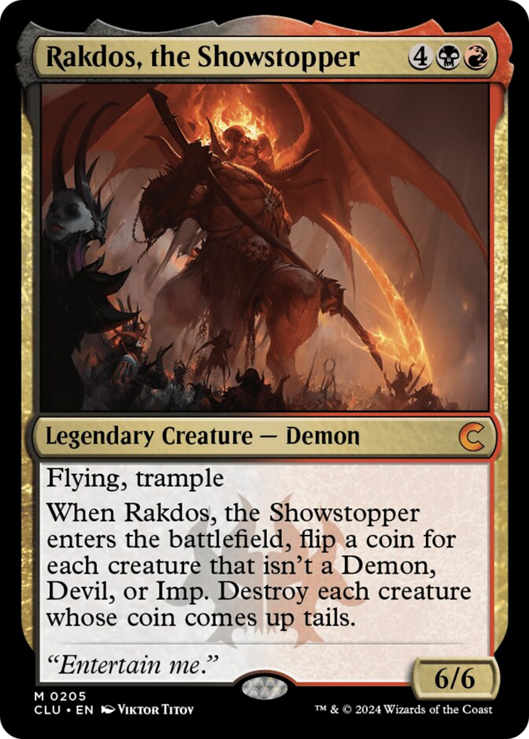 Rakdos, the Showstopper [Ravnica: Clue Edition] | Mega City Incorporated