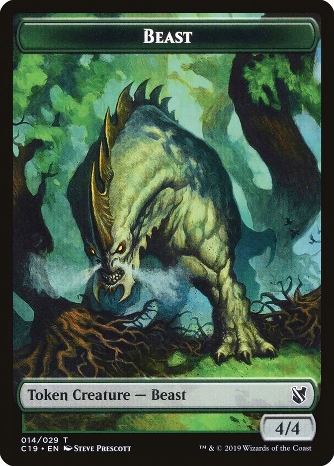 Beast (014/029) [Commander 2019 Tokens] | Mega City Incorporated