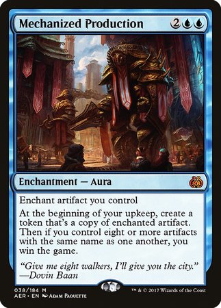 Mechanized Production [Aether Revolt] | Mega City Incorporated