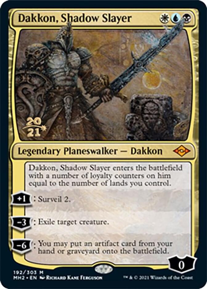 Dakkon, Shadow Slayer [Modern Horizons 2 Prerelease Promos] | Mega City Incorporated