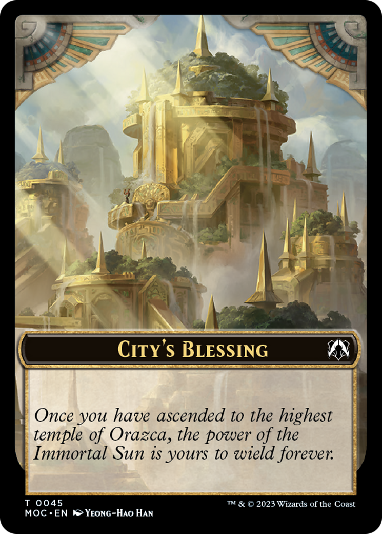 Butterfly // City's Blessing Double-Sided Token [March of the Machine Commander Tokens] | Mega City Incorporated