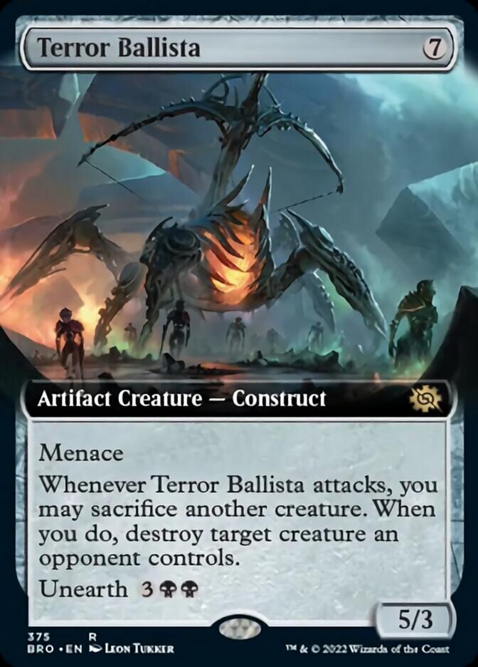 Terror Ballista (Extended Art) [The Brothers' War] | Mega City Incorporated