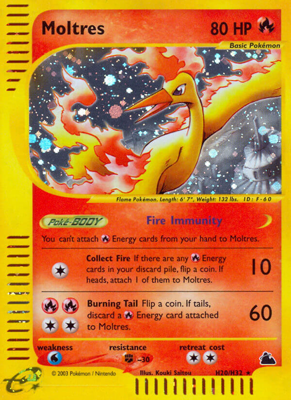 Moltres (H20/H32) [Skyridge] | Mega City Incorporated