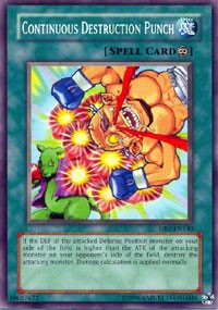 Continuous Destruction Punch [DR1-EN140] Common | Mega City Incorporated