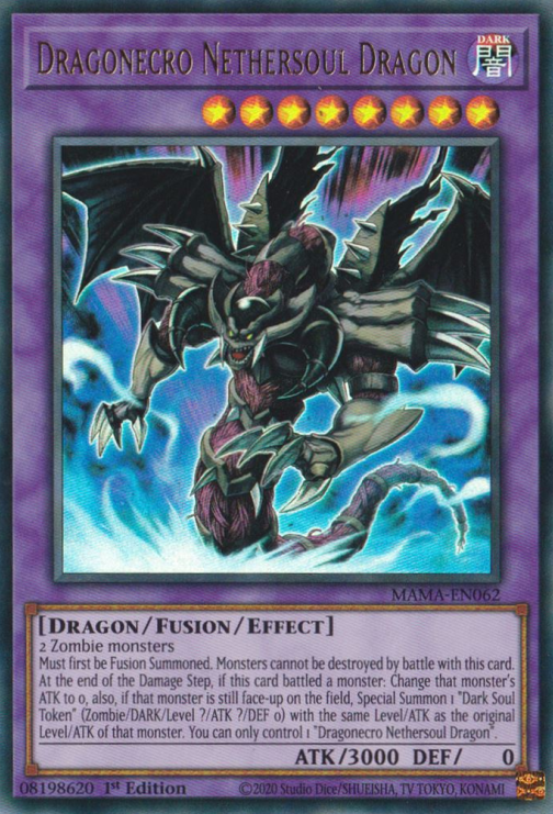 Dragonecro Nethersoul Dragon [MAMA-EN062] Ultra Rare | Mega City Incorporated