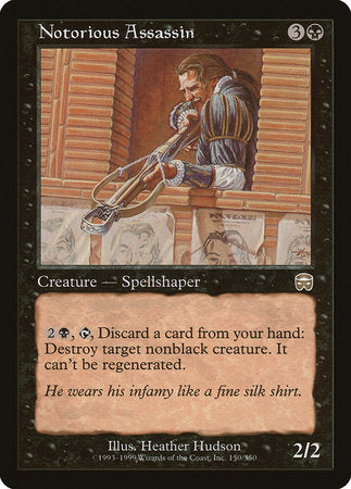 Notorious Assassin [Mercadian Masques] | Mega City Incorporated