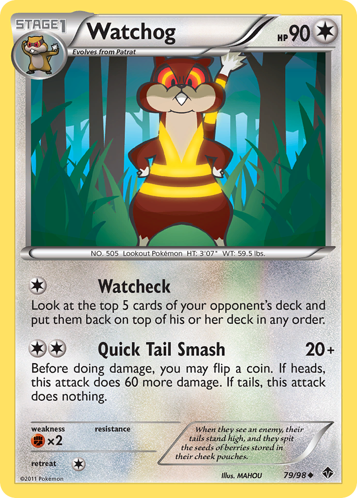 Watchog (79/98) [Black & White: Emerging Powers] | Mega City Incorporated