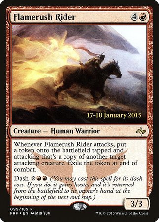 Flamerush Rider [Fate Reforged Promos] | Mega City Incorporated