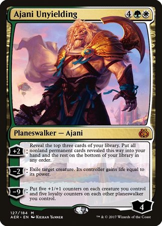 Ajani Unyielding [Aether Revolt] | Mega City Incorporated