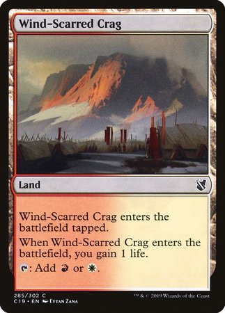 Wind-Scarred Crag [Commander 2019] | Mega City Incorporated