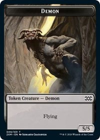 Demon // Germ Double-sided Token [Double Masters Tokens] | Mega City Incorporated