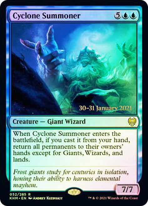 Cyclone Summoner  [Kaldheim Prerelease Promos] | Mega City Incorporated