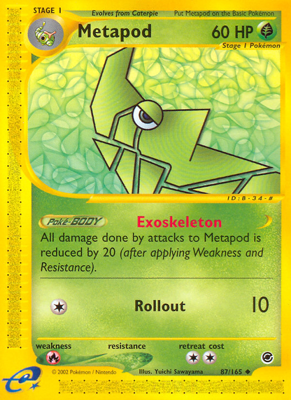 Metapod (87/165) [Expedition: Base Set] | Mega City Incorporated