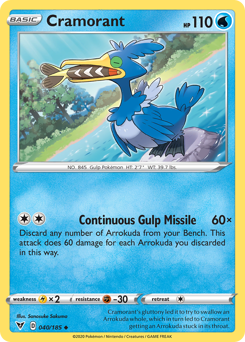 Cramorant (040/185) [Sword & Shield: Vivid Voltage] | Mega City Incorporated