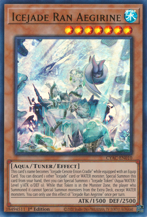 Icejade Ran Aegirine [CYAC-EN010] Ultra Rare | Mega City Incorporated