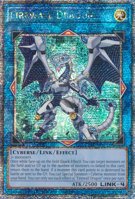 Firewall Dragon [TN23-EN008] Quarter Century Secret Rare | Mega City Incorporated