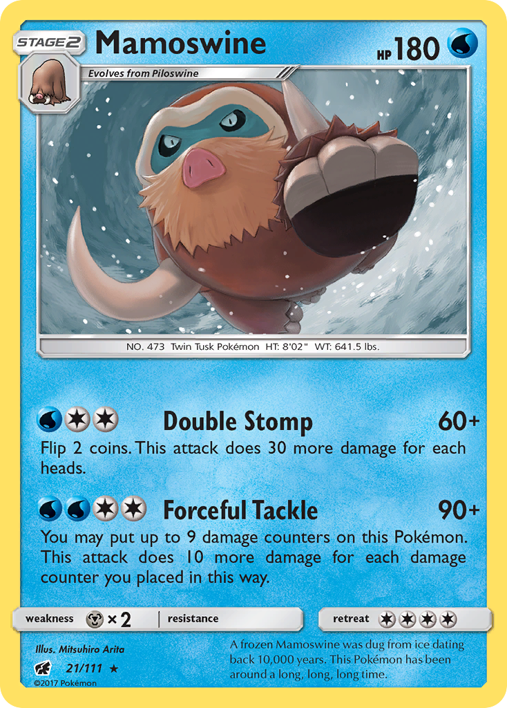 Mamoswine (21/111) [Sun & Moon: Crimson Invasion] | Mega City Incorporated