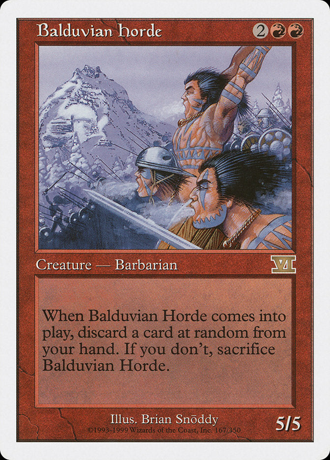 Balduvian Horde [Classic Sixth Edition] | Mega City Incorporated